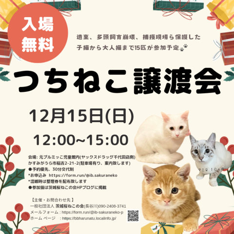 つちねこ譲渡会